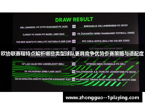 欧协联赛程特点解析哪些类型球队更具竞争优势参赛策略与适配度